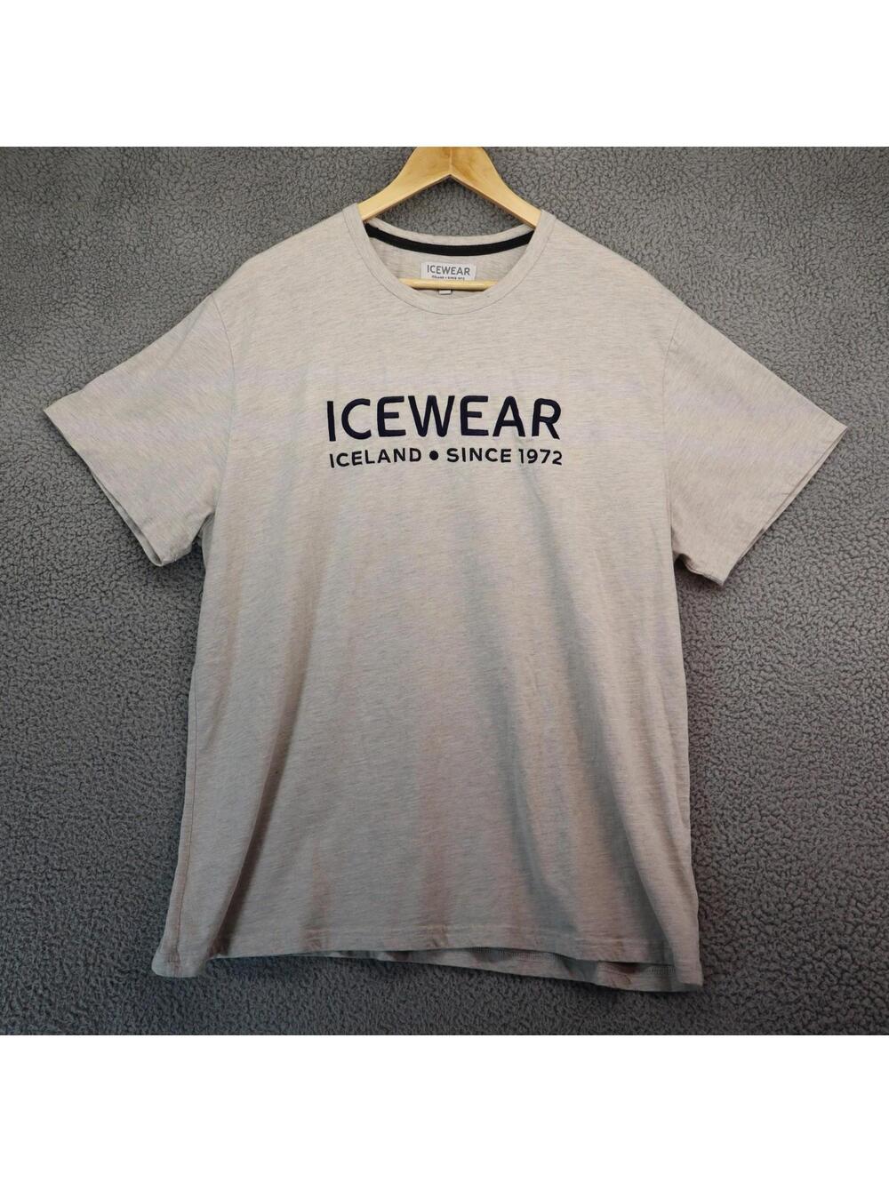 ICEWEAR Iceland shirt geometric Nordic heritage tee 2XL XXL